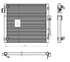 NRF 350447 — Радиатор кондиционера