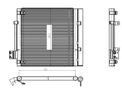 NRF 350448 — Радиатор кондиционера