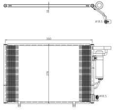 NRF 350456 — Радиатор кондиционера