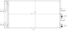 NRF 350474 — Радиатор кондиционера