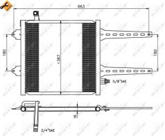 NRF 35049 — Radiator aer condiționat