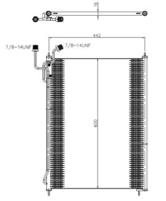 NRF 350503 — Радиатор кондиционера