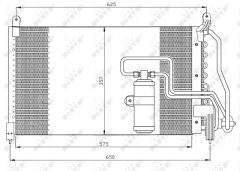 NRF 35134 — Радиатор кондиционера