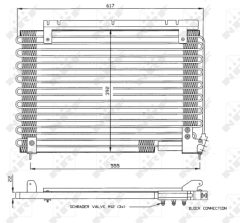NRF 35191 — Radiator aer condiționat
