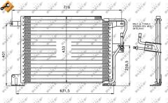 NRF 35221 — Radiator aer condiționat