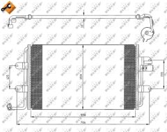 NRF 35300 — Radiator aer condiționat