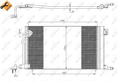 NRF 35304 — Radiator aer condiționat