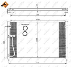 NRF 35306 — Radiator aer condiționat