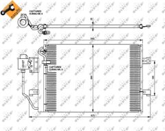 NRF 35309 — Радиатор кондиционера