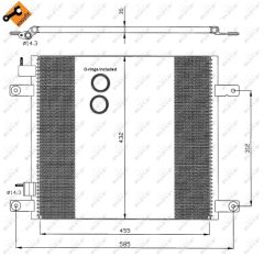NRF 35364 — Радиатор кондиционера