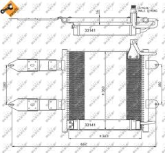 NRF 35367 — Radiator aer condiționat
