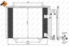 NRF 35463 — Радиатор кондиционера