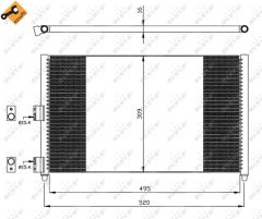 NRF 35502 — Радиатор кондиционера
