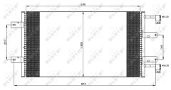 NRF 35505 — Radiator aer condiționat