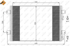 NRF 35542 — Радиатор кондиционера