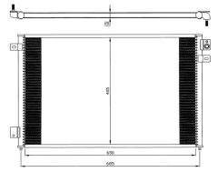 NRF 35567 — Radiator aer condiționat