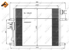 NRF 35577 — Radiator aer condiționat