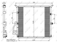 NRF 35586 — Радиатор кондиционера