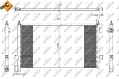 NRF 35591 — Радиатор кондиционера