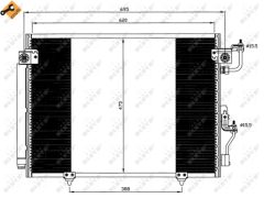NRF 35619 — Radiator aer condiționat