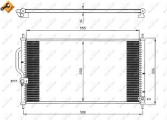 NRF 35627 — Радиатор кондиционера