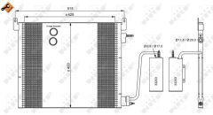 NRF 35741 — Радиатор кондиционера