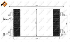 NRF 35760 — Radiator aer condiționat