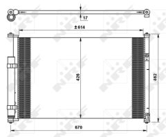 NRF 35769 — Radiator aer condiționat