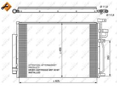 NRF 35775 — Радиатор кондиционера