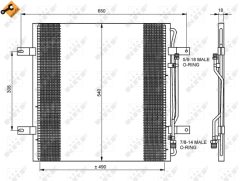 NRF 35781 — Радиатор кондиционера