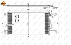 NRF 35790 — Радиатор кондиционера