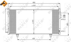NRF 35855 — Радиатор кондиционера