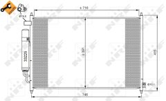 NRF 35867 — Радиатор кондиционера