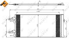 NRF 35895 — Радиатор кондиционера