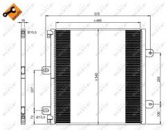 NRF 35901 — Radiator aer condiționat
