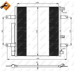 NRF 35925 — Радиатор кондиционера