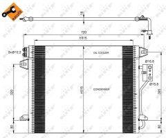 NRF 35928 — Радиатор кондиционера