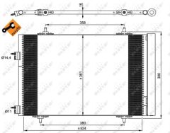 NRF 35945 — Радиатор кондиционера