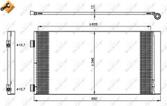 NRF 35961 — Радиатор кондиционера