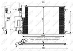 NRF 35974 — Radiator aer condiționat