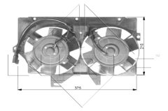 NRF 47036 — Ventilator radiator motor