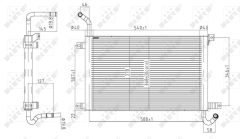 NRF 50144 — Radiator răcire motor