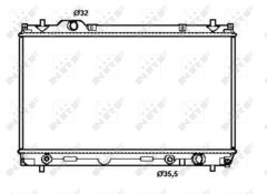 NRF 50256 — Radiator răcire motor