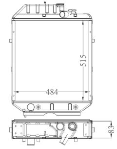 NRF 530000 — Radiator răcire motor