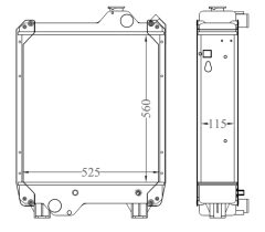 NRF 530002 — Радиатор охлаждения