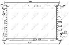 NRF 53068 — Radiator răcire motor
