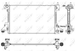 NRF 53160 — Радиатор охлаждения