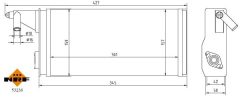 NRF 53236A — Радиатор печки