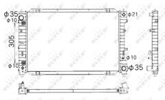 NRF 53378 — Радиатор охлаждения
