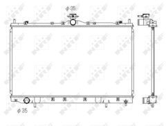 NRF 53431 — Radiator răcire motor